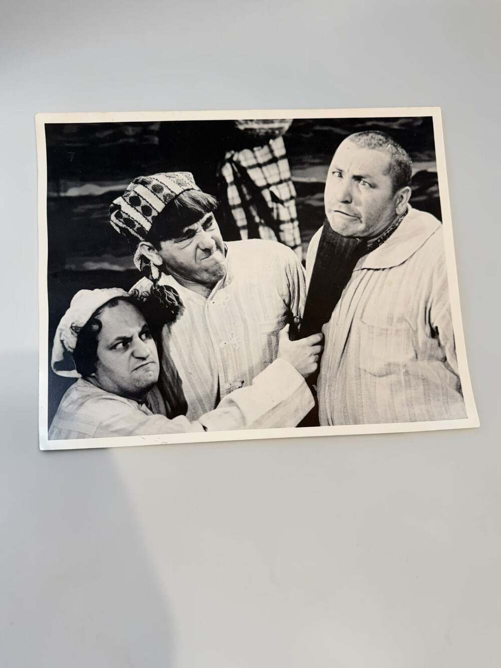 Vintage The Three Stooges Black and White Publicity Photograph
